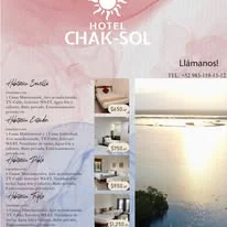 Tarifas y contacto Hotel Chak-Sol
