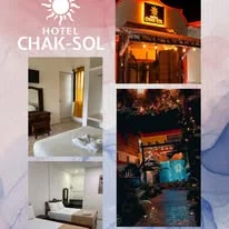Habitaciones y fachada Hotel Chak-Sol